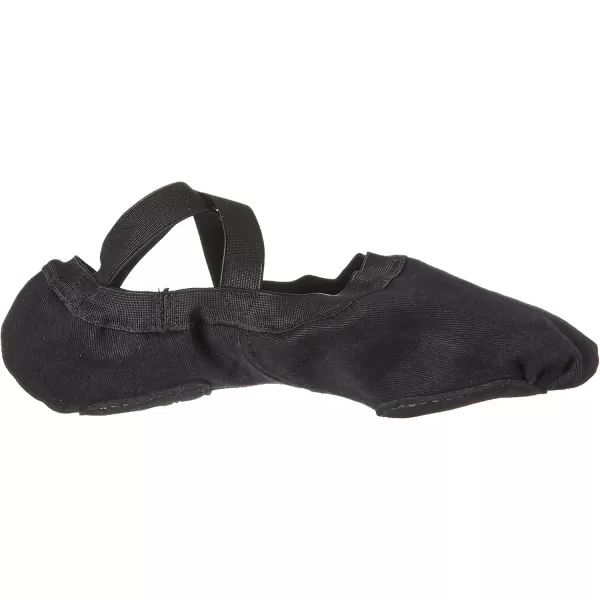 imageBloch Dance Mens Synchrony Split Sole Stretch Canvas Ballet Slipper  ShoeBlack