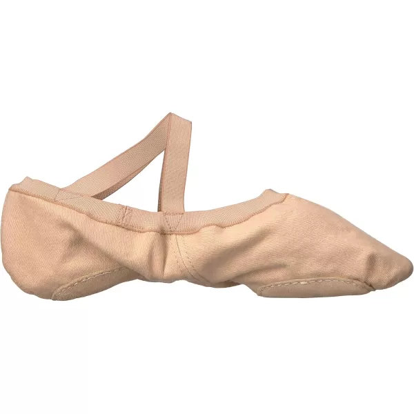 imageBloch Dance Mens Synchrony Split Sole Stretch Canvas Ballet Slipper  ShoeLight Sand