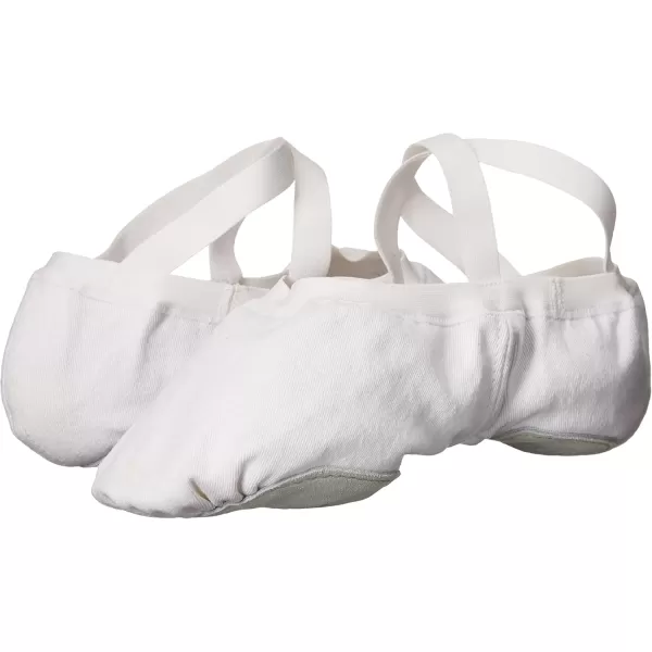 imageBloch Dance Mens Synchrony Split Sole Stretch Canvas Ballet Slipper  ShoeWhite