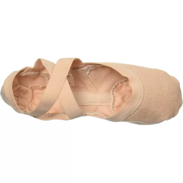 imageBloch Girls Synchrony Split Sole Stretch Canvas Ballet Slipper  ShoePink