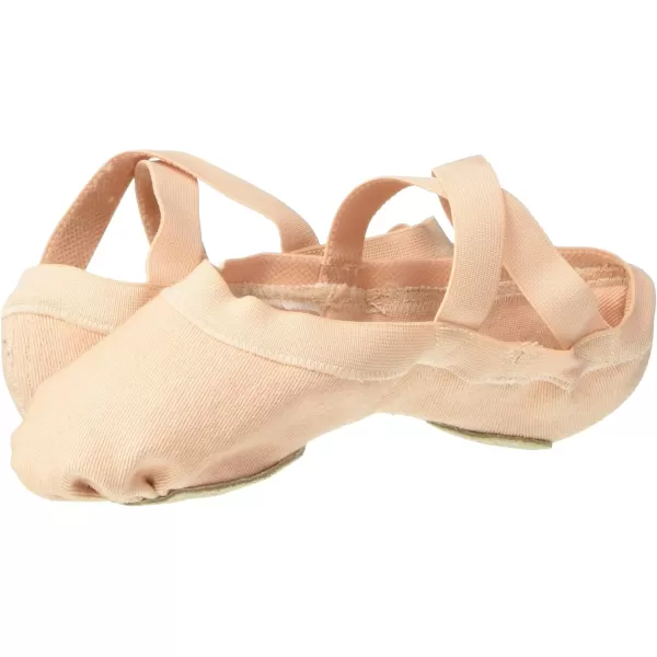 imageBloch Girls Synchrony Split Sole Stretch Canvas Ballet Slipper  ShoePink