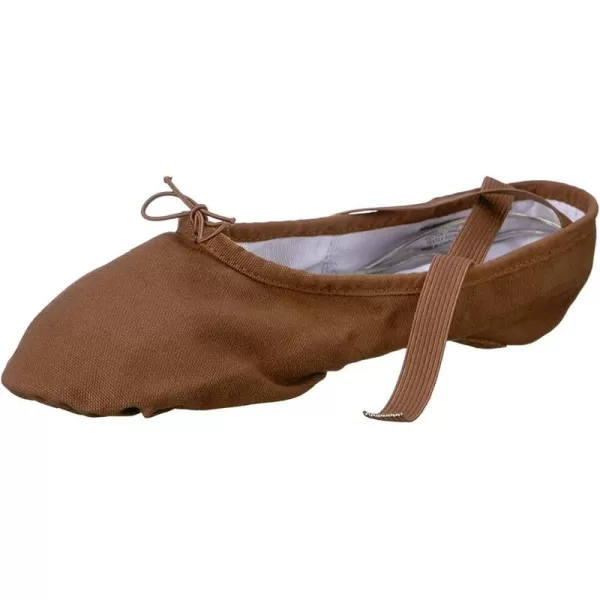 imageBloch Dance Mens Pump Split Sole Canvas Ballet SlipperShoeCocoa