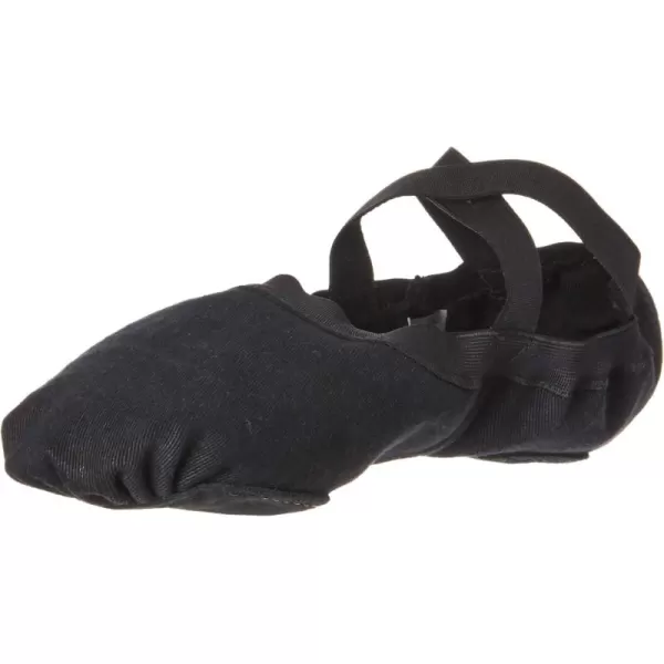 imageBloch Dance Mens Synchrony Split Sole Stretch Canvas Ballet Slipper  ShoeBlack