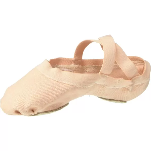 imageBloch Girls Synchrony Split Sole Stretch Canvas Ballet Slipper  ShoePink