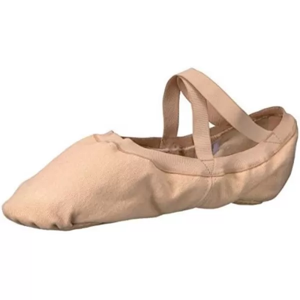 imageBloch Mens Dance Synchrony Split Sole Stretch Canvas Ballet SlipperShoe Light Sand 9 D US