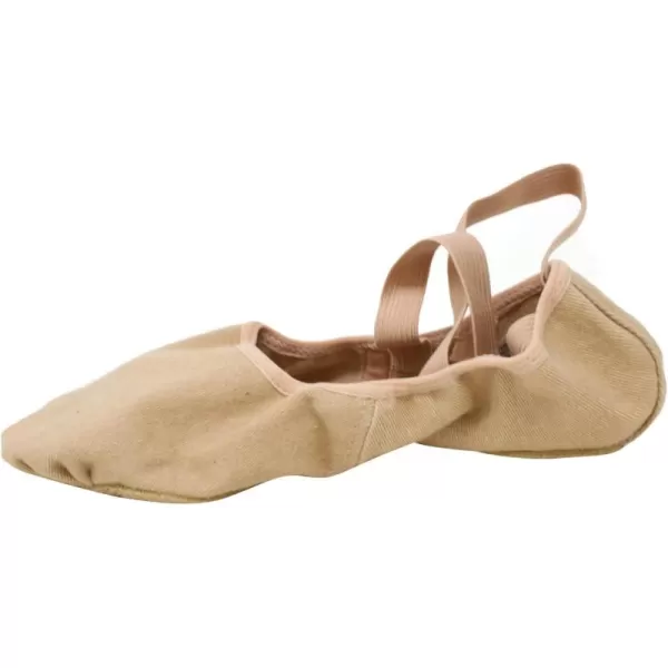 imageBloch Dance Womens Infinity Stretch Canvas Ballet SlipperShoeLight Sand