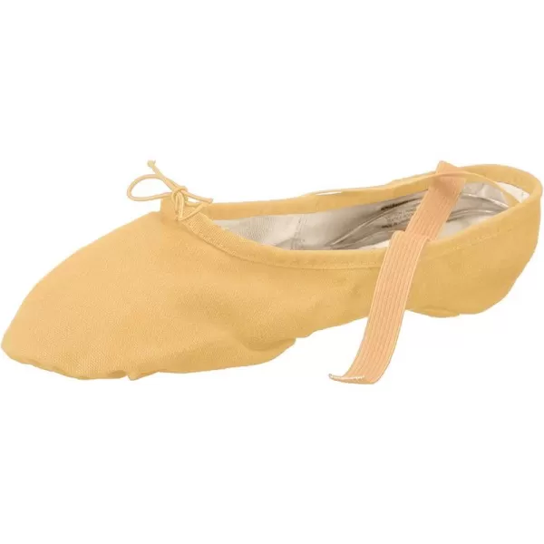 imageBloch Womens Pump Split Sole Canvas Ballet ShoeSlipperLight Sand