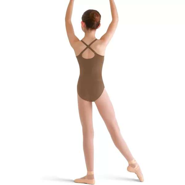 imageBLOCH Dance Girls Pranay Adjustable Strap Camisole LeotardAlmond