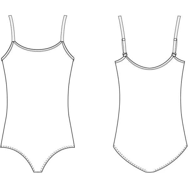 imageBLOCH Dance Girls Pranay Adjustable Strap Camisole LeotardLight Pink