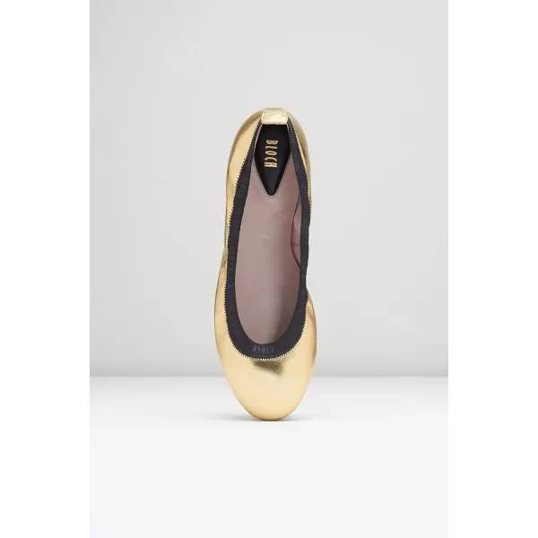 imageBloch Womens Carina Ballet FlatOro Leather