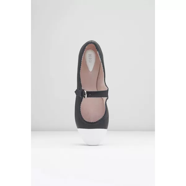imageBloch Womens Cassiopeia Ballet FlatBlackWhite