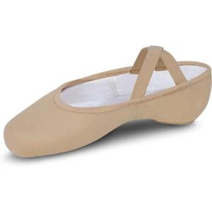imageBloch Dance Mens Performa Stretch Canvas Split Sole Ballet ShoeSlipperSand Canvas
