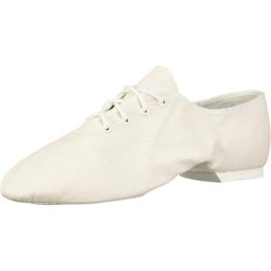 imageBloch Dance Womens Jazzsoft Split Sole Leather Jazz ShoeWhite Leather
