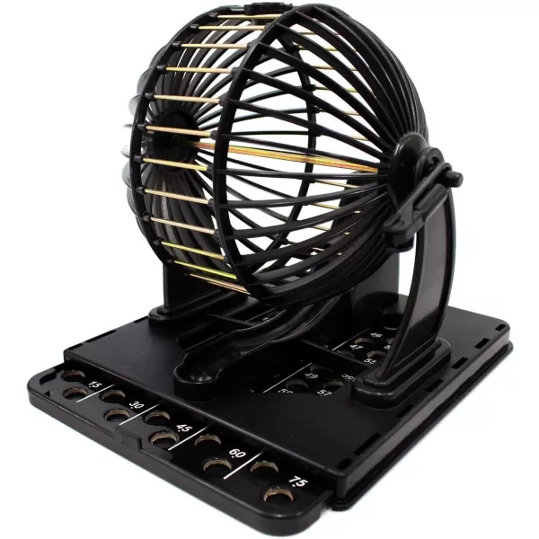 imageLiberty Imports Classic Bingo Machine Cage Game Set with Balls Tumbler Tray Cards for for Adults Seniors Family ampamp Kids