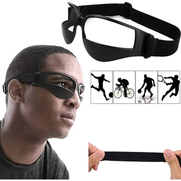 imageLiberty Imports Pack of 12 Basketball Dribbling Glasses No Look Eye Goggles Dribble Specs Team Training Aid Sports Equipment