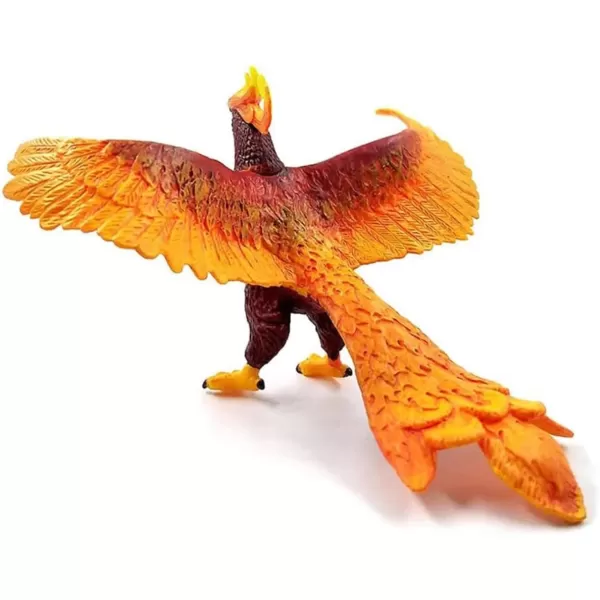 imageLiberty Imports Phoenix Figure Realistic Plastic Fire Bird Mythical Creatures Model Decoration Toy Collector Figurine