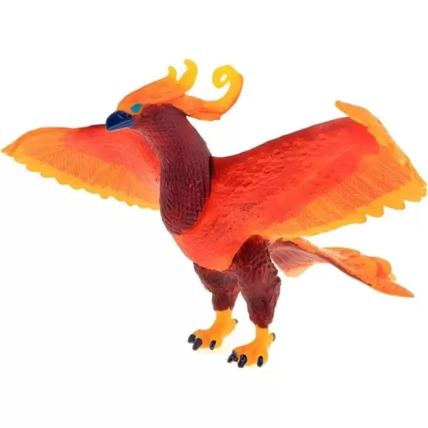 imageLiberty Imports Phoenix Figure Realistic Plastic Fire Bird Mythical Creatures Model Decoration Toy Collector Figurine