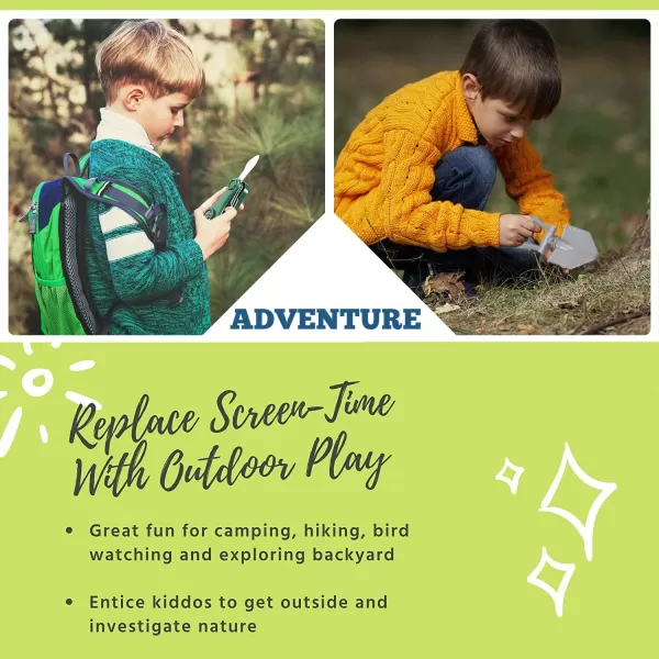 imageLiberty Imports Junior Backyard Safari Explorer Costume Role Play Set Washable Cargo Vest and Outdoor Adventure Camping Gear Kit and Accessories For Kids