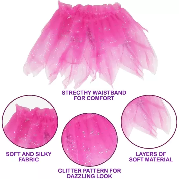 imageLiberty Imports Little Fairy Princess Wings Dress Up Pretend Role Play Costume Set with Tutu Wand Tiara Shoes for Toddlers Kids Girls