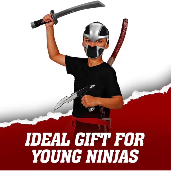 imageLiberty Imports Ninja Warrior Toy Weapons Role Playset Kids Pretend Play Dress Up Battles Costume AccessoriesSet 2