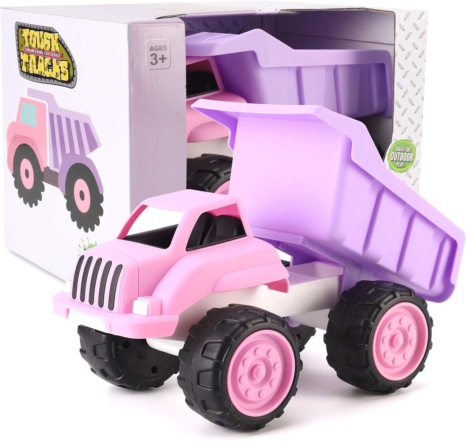 imageLiberty Imports Big Plastic Dump Truck in Pink Color for Toddlers and Girls  Large Tilting Dumper Free Play Toy Vehicle for Kids Indoor and Outdoor Imaginative Play
