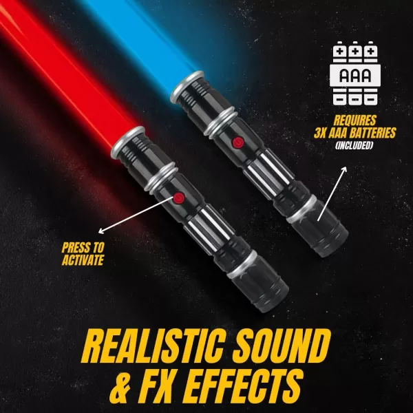 image12 Pack LED Light Up Sabers Set  Motion Sensitive Retractable Swords with FX Sound Effects for Kids Party Supplies Bulk Party Favors and Cosplay