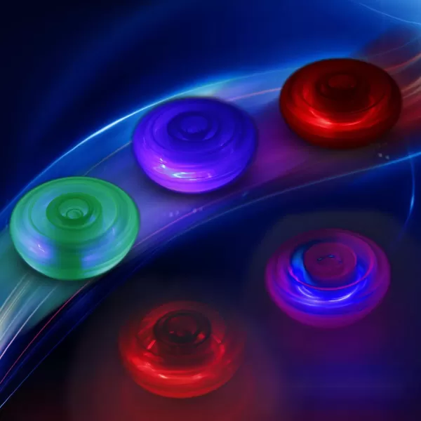 image12Pack Light Up Spinner Tops  UFO Spinning Tops with Gyroscope LED Flashing Toy Bulk Novelty Party Favors ampamp Fun Stocking Stuffers Goodie Bag Fillers for Kids