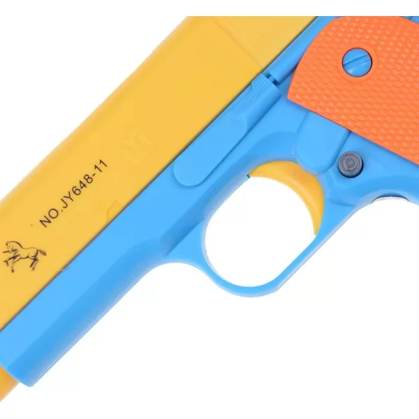 image2 Pack  Kids Toy Gun Realistic 11 Scale Colt M1911 for Training or Play Pistol with Soft Rubber Bullets Ejecting Magazine and Pull Back Action