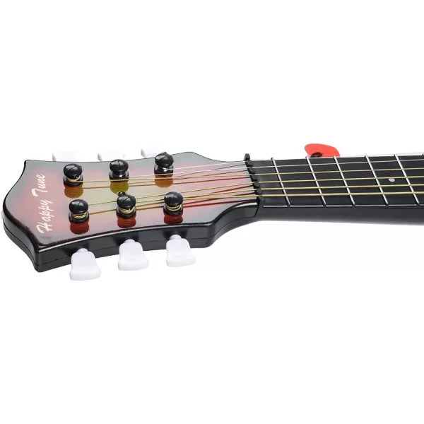 image23quot Acoustic Guitar Kids 6 String Toy Guitar  Realistic Steel Strings  Beginner Practice First Musical Instrument for Children Toddlers Cherry SunburstCherry Sunburst