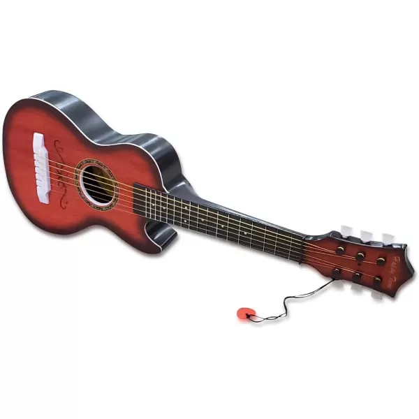 image23quot Acoustic Guitar Kids 6 String Toy Guitar  Realistic Steel Strings  Beginner Practice First Musical Instrument for Children Toddlers Cherry SunburstMahogany