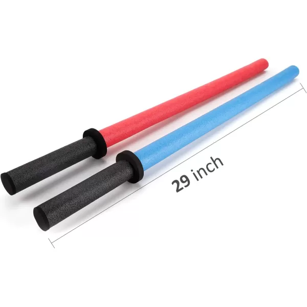 image29Inch Pool Noodles Foam Light Saber Toy Swords  Kids Bulk Party Favors  Ideal for Pools Backyard Summer Outdoors Play 6 Pack6 Pack
