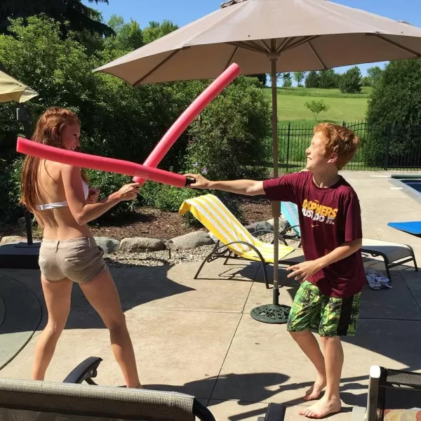 image29Inch Pool Noodles Foam Light Saber Toy Swords  Kids Bulk Party Favors  Ideal for Pools Backyard Summer Outdoors Play 6 Pack6 Pack