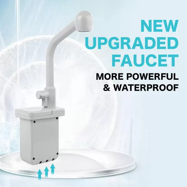 imageKids Toy Kitchen Sink Faucet Replacement Accessories for Pretend Play Sinks with Running Water