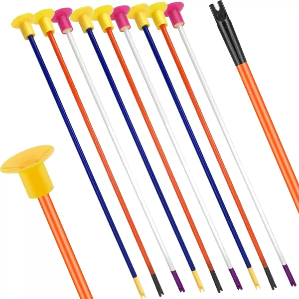imageLiberty Imports 12 Pack Replacement Arrows for Kids Archery Set  16quot Long Extra Arrows Compatible with Most Brand Archery Sets