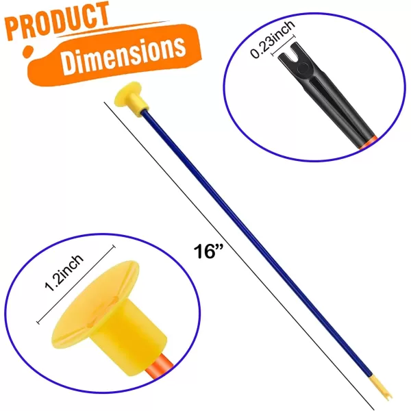 imageLiberty Imports 12 Pack Replacement Arrows for Kids Archery Set  16quot Long Extra Arrows Compatible with Most Brand Archery Sets