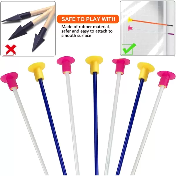 imageLiberty Imports 12 Pack Replacement Arrows for Kids Archery Set  16quot Long Extra Arrows Compatible with Most Brand Archery Sets