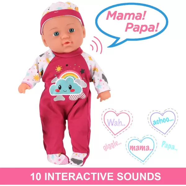 imageLiberty Imports 2 Pack Twin Baby Dolls Playset  12quot Realistic Soft Body Talking Newborn Boy ampamp Girl Toy Dolls with Magic Milk Bottles Accessories for Kids Imaginative Pretend Play Nursing
