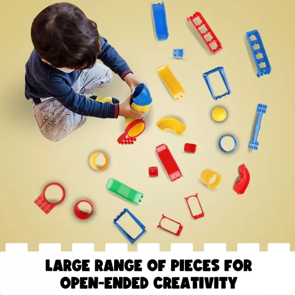 imageLiberty Imports 24 PCS Big Building Blocks Playground Accessories Set Early STEM Learning Creative Building Toy Bricks for Toddlers Kids  Compatible with Duplo
