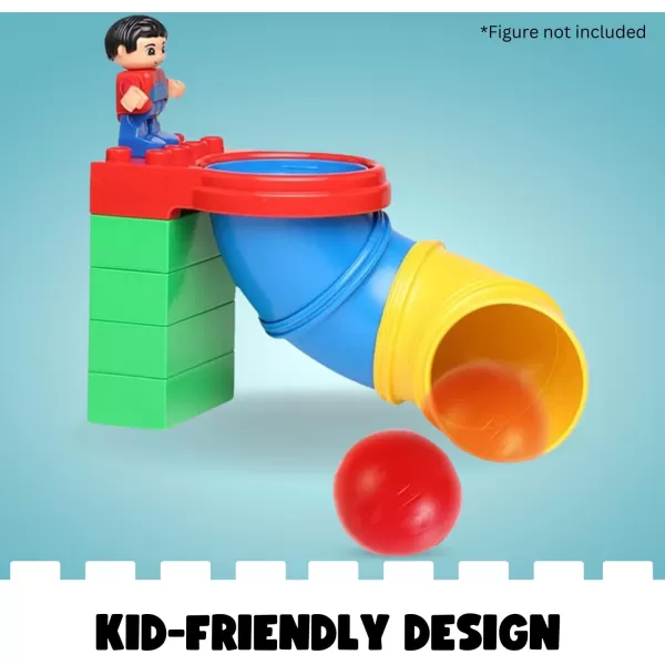 imageLiberty Imports 24 PCS Big Building Blocks Playground Accessories Set Early STEM Learning Creative Building Toy Bricks for Toddlers Kids  Compatible with Duplo
