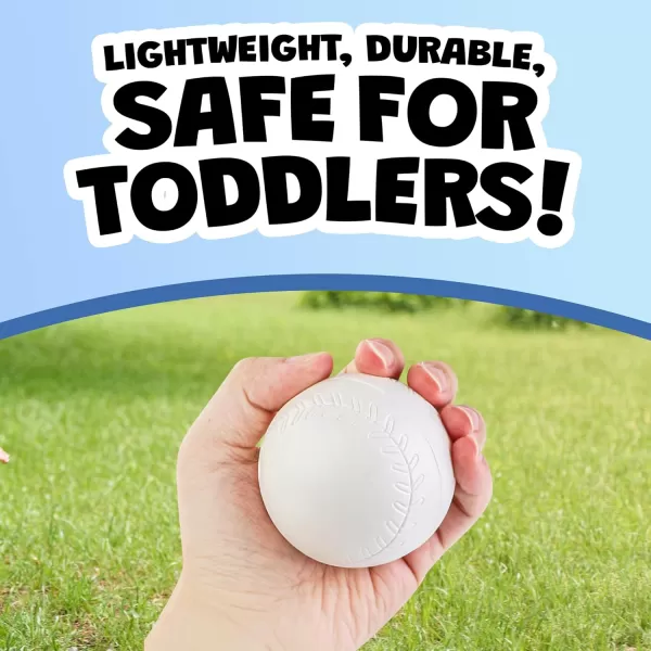 imageLiberty Imports 24 Pack Toddler ampamp Little Kids Replacement T Balls 25quot Plastic Baseballs with Durable Mesh Bag  2 Dozen Practice Toy Balls for Softball and Baseball Training