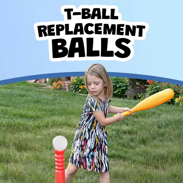 imageLiberty Imports 24 Pack Toddler ampamp Little Kids Replacement T Balls 25quot Plastic Baseballs with Durable Mesh Bag  2 Dozen Practice Toy Balls for Softball and Baseball Training
