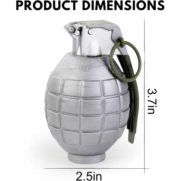imageLiberty Imports 4 Pack Kids Toy Military Army Pretend Play Plastic Hand Grenades with Realistic Sound Effects