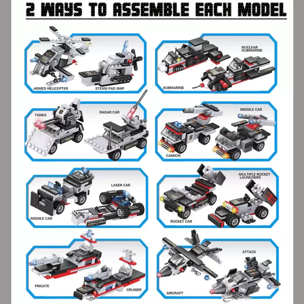 imageLiberty Imports 736 Pieces City Police Station ampamp Car Building Blocks Set with 3 Police Cars Toy Cop Patrol Car Prison Car Construction Toy Building Bricks Kit Gift for Boys Girls 612Aircraft Carrier