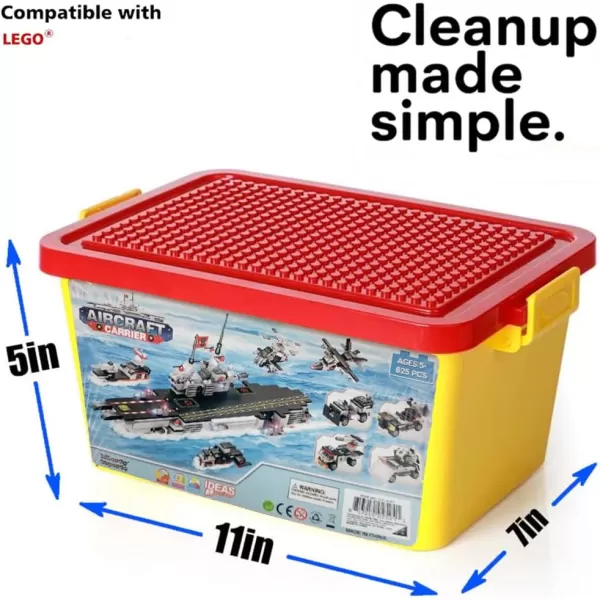 imageLiberty Imports 736 Pieces City Police Station ampamp Car Building Blocks Set with 3 Police Cars Toy Cop Patrol Car Prison Car Construction Toy Building Bricks Kit Gift for Boys Girls 612Aircraft Carrier
