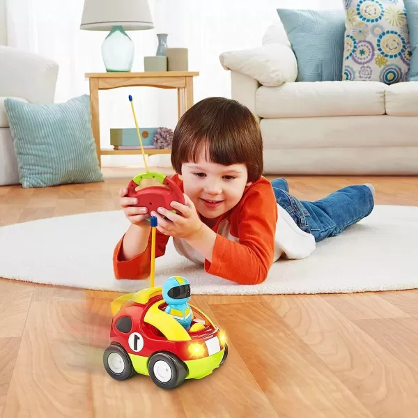 imageLiberty Imports My First Cartoon RC Race Car Radio Remote Control Toy for Baby Toddlers Children