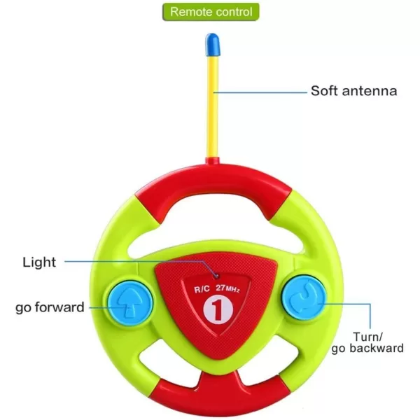 imageLiberty Imports My First Cartoon RC Remote Control Cars for Toddlers Ages 13 Radio Control Toy for Baby Kids 18 Months Train