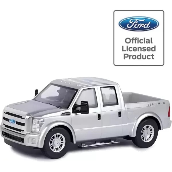 imageLiberty Imports RC Ford F350 Super Duty Toy Pickup Truck Officially Licensed Full Function RC Radio Remote Control Car Genuine 128 Scale Vehicle RedSilver