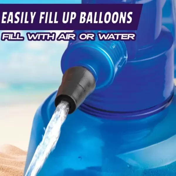 imageWater Balloon Portable Filling 3in1 Pumping Station Pump Fills with Air or Water Includes 500 Balloons and Water Pump for Kids Parties