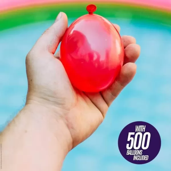 imageWater Balloon Portable Filling 3in1 Pumping Station Pump Fills with Air or Water Includes 500 Balloons and Water Pump for Kids Parties