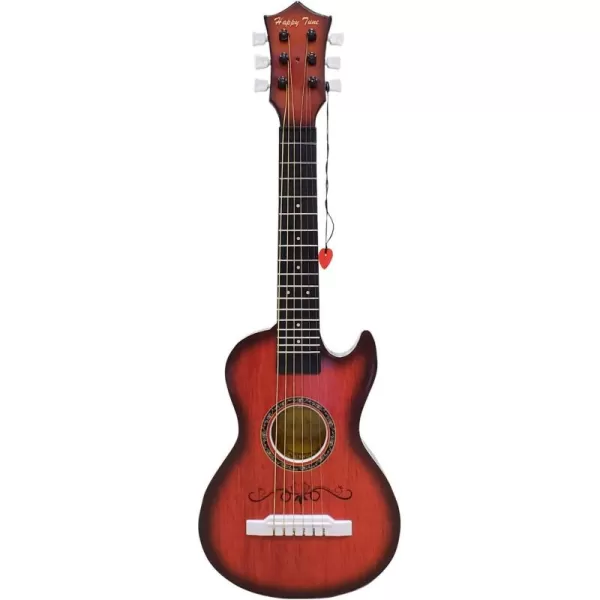 image23quot Acoustic Guitar Kids 6 String Toy Guitar  Realistic Steel Strings  Beginner Practice First Musical Instrument for Children Toddlers Cherry SunburstMahogany